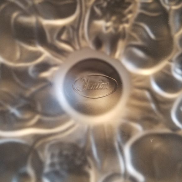 Fenton Water Lily Satin Glass Footed Candy Dish - Picture 11 of 16